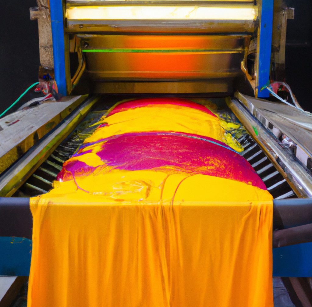 Tshirt Dying and compacting machine in india